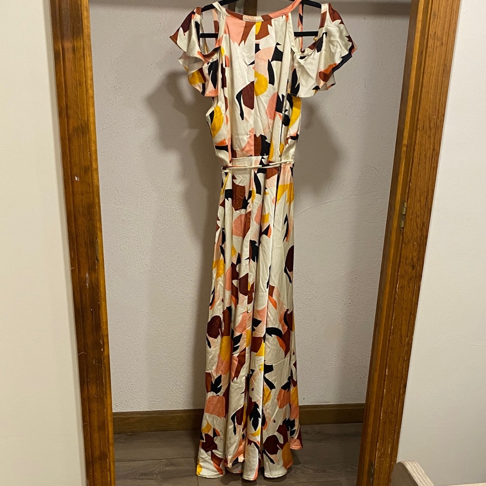 Nine West Multicolor Floral Maxi Dress - Picture 3 of 6